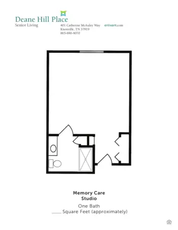 Floorplan of Deane Hill Place, Assisted Living, Knoxville, TN 5