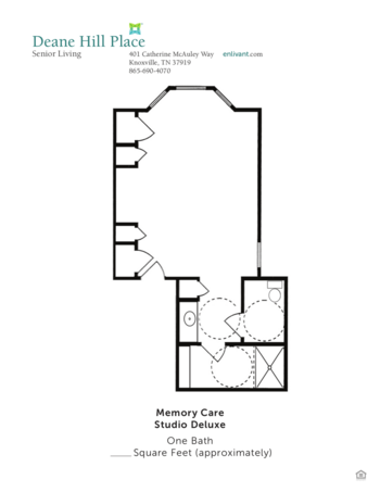 Floorplan of Deane Hill Place, Assisted Living, Knoxville, TN 6