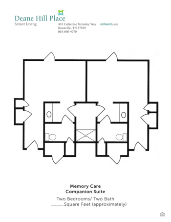 Floorplan of Deane Hill Place, Assisted Living, Knoxville, TN 7