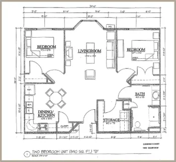 Floorplan of Heritage Centre of Jamestown, Assisted Living, Jamestown, ND 11