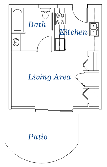 Floorplan of Home Harbor, Assisted Living, Racine, WI 2