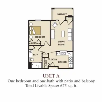 Floorplan of Huntington Place, Assisted Living, Memory Care, Janesville, WI 3