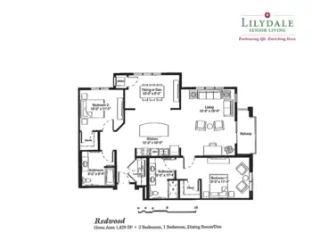 Floorplan of Lilydale Senior Living, Assisted Living, Memory Care, Saint Paul, MN 2