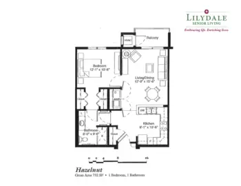 Floorplan of Lilydale Senior Living, Assisted Living, Memory Care, Saint Paul, MN 3
