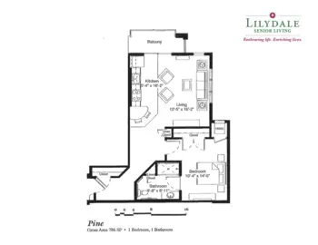 Floorplan of Lilydale Senior Living, Assisted Living, Memory Care, Saint Paul, MN 4