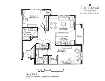 Floorplan of Lilydale Senior Living, Assisted Living, Memory Care, Saint Paul, MN 6