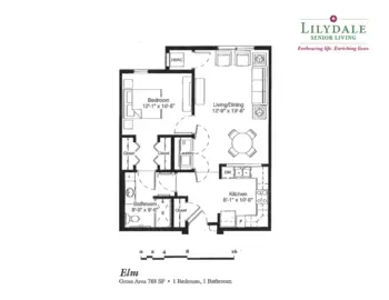 Floorplan of Lilydale Senior Living, Assisted Living, Memory Care, Saint Paul, MN 7