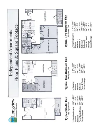 Floorplan of Longview, Assisted Living, Ithaca, NY 2