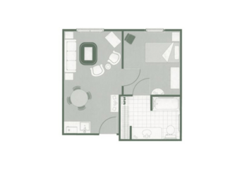 Floorplan of Morningside of Greenwood, Assisted Living, Greenwood, SC 2