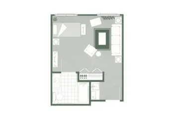 Floorplan of Morningside of Greenwood, Assisted Living, Greenwood, SC 6