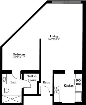 Floorplan of Mountain View Retirement Village, Assisted Living, Tucson, AZ 2