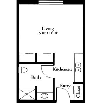 Floorplan of Mountain View Retirement Village, Assisted Living, Tucson, AZ 6