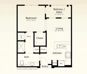 Floorplan of Parkview on Hollybrook, Assisted Living, Longview, TX 5