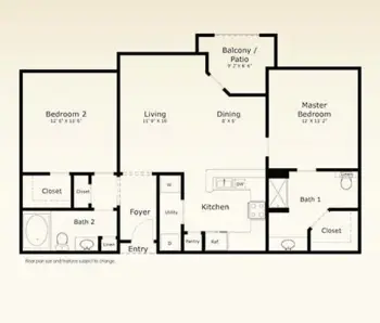 Floorplan of Parkview on Hollybrook, Assisted Living, Longview, TX 8