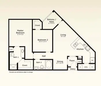 Floorplan of Parkview on Hollybrook, Assisted Living, Longview, TX 9