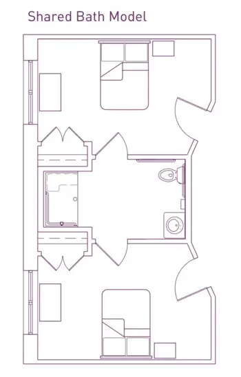 Floorplan of The Reserves at Amarillo, Assisted Living, Amarillo, TX 2