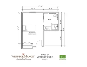 Floorplan of Windsor Manor Algona, Assisted Living, Memory Care, Algona, IA 4