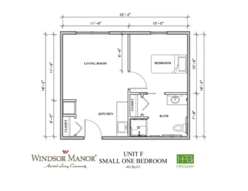 Floorplan of Windsor Manor Algona, Assisted Living, Memory Care, Algona, IA 6