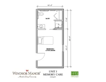 Floorplan of Windsor Manor Algona, Assisted Living, Memory Care, Algona, IA 10