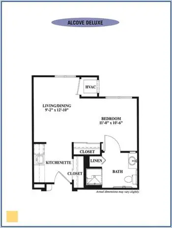 Floorplan of Redstone Village, Assisted Living, Nursing Home, Independent Living, CCRC, Huntsville, AL 1