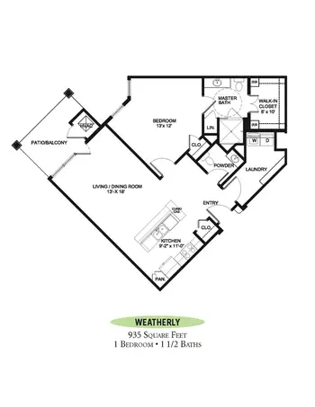 Floorplan of Redstone Village, Assisted Living, Nursing Home, Independent Living, CCRC, Huntsville, AL 10
