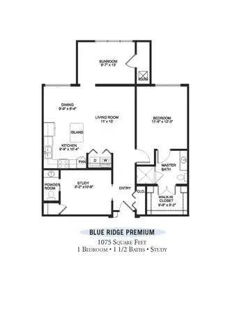 Floorplan of Redstone Village, Assisted Living, Nursing Home, Independent Living, CCRC, Huntsville, AL 13
