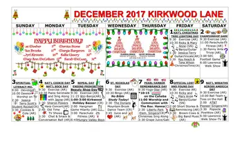 Activity Calendar of Kirkwood by the River, Assisted Living, Nursing Home, Independent Living, CCRC, Birmingham, AL 9