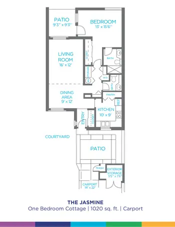 Floorplan of Parkway Village, Assisted Living, Nursing Home, Independent Living, CCRC, Little Rock, AR 6