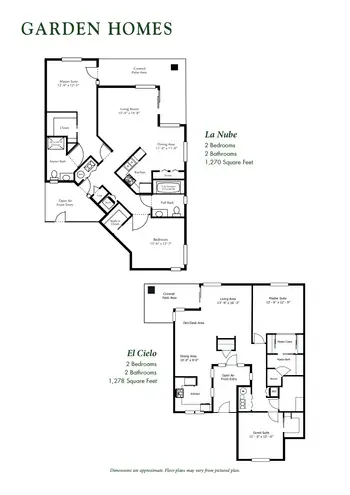 Floorplan of La Posada at Park Center, Assisted Living, Nursing Home, Independent Living, CCRC, Green Valley, AZ 2