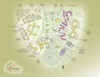 Campus Map of La Posada at Park Center, Assisted Living, Nursing Home, Independent Living, CCRC, Green Valley, AZ 3