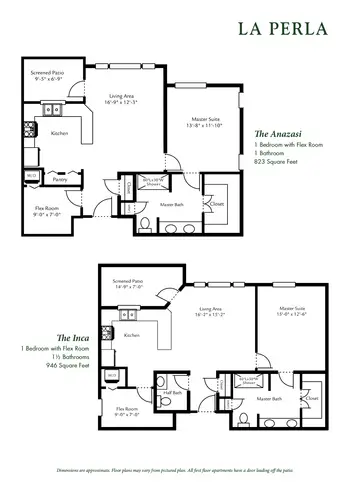 Floorplan of La Posada at Park Center, Assisted Living, Nursing Home, Independent Living, CCRC, Green Valley, AZ 6