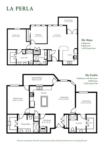 Floorplan of La Posada at Park Center, Assisted Living, Nursing Home, Independent Living, CCRC, Green Valley, AZ 7
