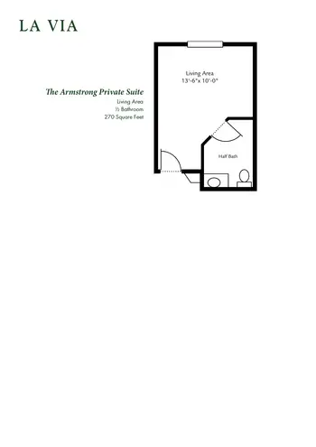 Floorplan of La Posada at Park Center, Assisted Living, Nursing Home, Independent Living, CCRC, Green Valley, AZ 10