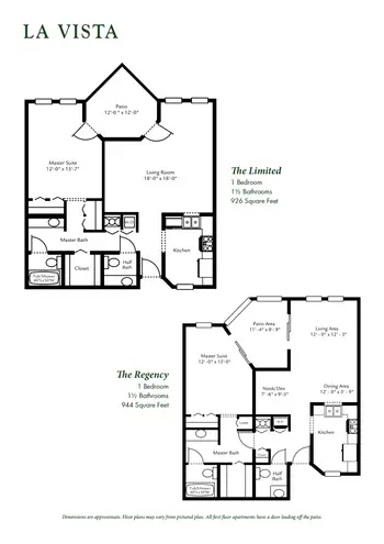 Floorplan of La Posada at Park Center, Assisted Living, Nursing Home, Independent Living, CCRC, Green Valley, AZ 14