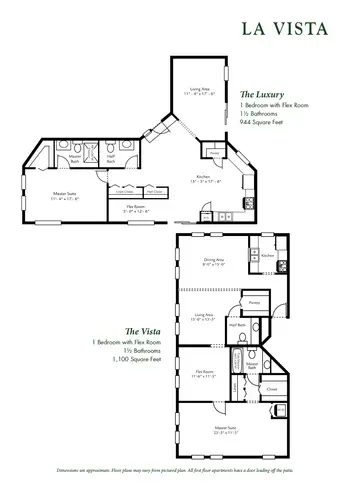 Floorplan of La Posada at Park Center, Assisted Living, Nursing Home, Independent Living, CCRC, Green Valley, AZ 15
