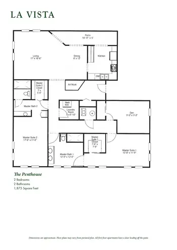 Floorplan of La Posada at Park Center, Assisted Living, Nursing Home, Independent Living, CCRC, Green Valley, AZ 20