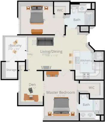 Floorplan of Beatitudes Campus, Assisted Living, Nursing Home, Independent Living, CCRC, Phoenix, AZ 15