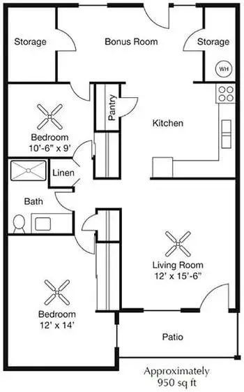 Floorplan of Glencroft Senior Living, Assisted Living, Nursing Home, Independent Living, CCRC, Glendale, AZ 3
