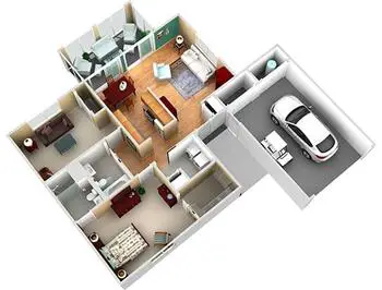 Floorplan of Royal Oaks, Assisted Living, Nursing Home, Independent Living, CCRC, Sun City, AZ 3