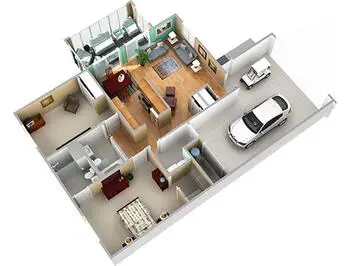 Floorplan of Royal Oaks, Assisted Living, Nursing Home, Independent Living, CCRC, Sun City, AZ 5