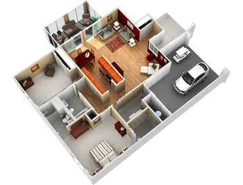Floorplan of Royal Oaks, Assisted Living, Nursing Home, Independent Living, CCRC, Sun City, AZ 9