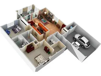 Floorplan of Royal Oaks, Assisted Living, Nursing Home, Independent Living, CCRC, Sun City, AZ 10