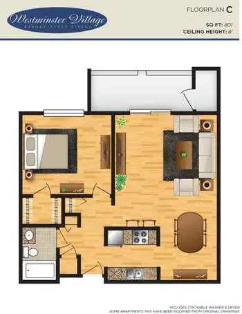 Floorplan of Westminster Village, Assisted Living, Nursing Home, Independent Living, CCRC, Scottsdale, AZ 1