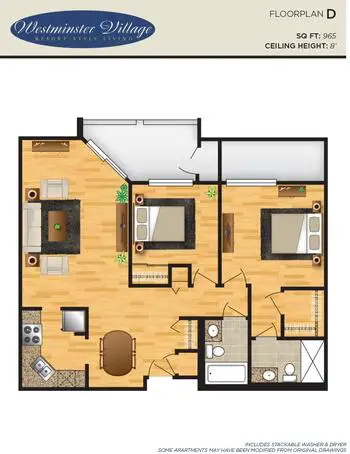 Floorplan of Westminster Village, Assisted Living, Nursing Home, Independent Living, CCRC, Scottsdale, AZ 2