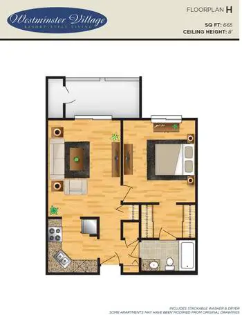 Floorplan of Westminster Village, Assisted Living, Nursing Home, Independent Living, CCRC, Scottsdale, AZ 6
