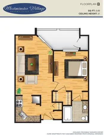 Floorplan of Westminster Village, Assisted Living, Nursing Home, Independent Living, CCRC, Scottsdale, AZ 8