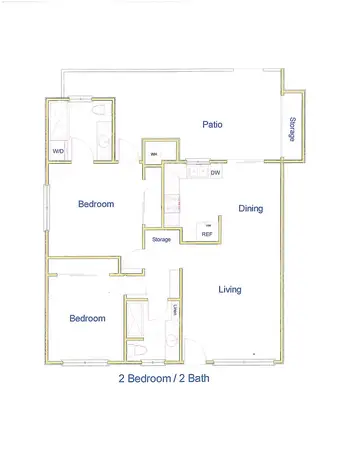 Floorplan of Hillcrest, Assisted Living, Nursing Home, Independent Living, CCRC, La Verne, CA 4