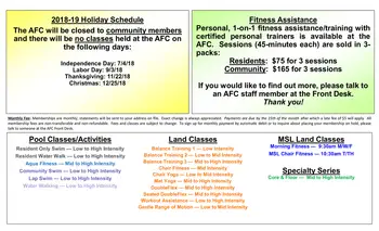 Activity Calendar of Hillcrest, Assisted Living, Nursing Home, Independent Living, CCRC, La Verne, CA 2
