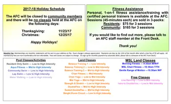 Activity Calendar of Hillcrest, Assisted Living, Nursing Home, Independent Living, CCRC, La Verne, CA 4