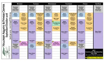 Activity Calendar of Hillcrest, Assisted Living, Nursing Home, Independent Living, CCRC, La Verne, CA 5